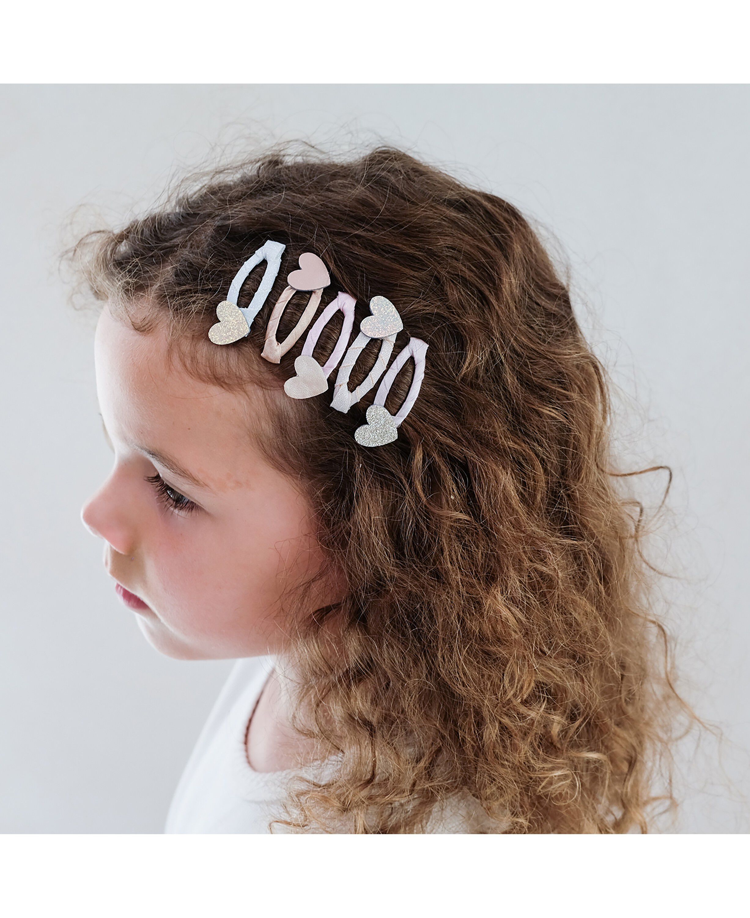 Mimi & Lula - 5 h&aring;rsp&aelig;nder - Mini Heart Shimmer Enchanted