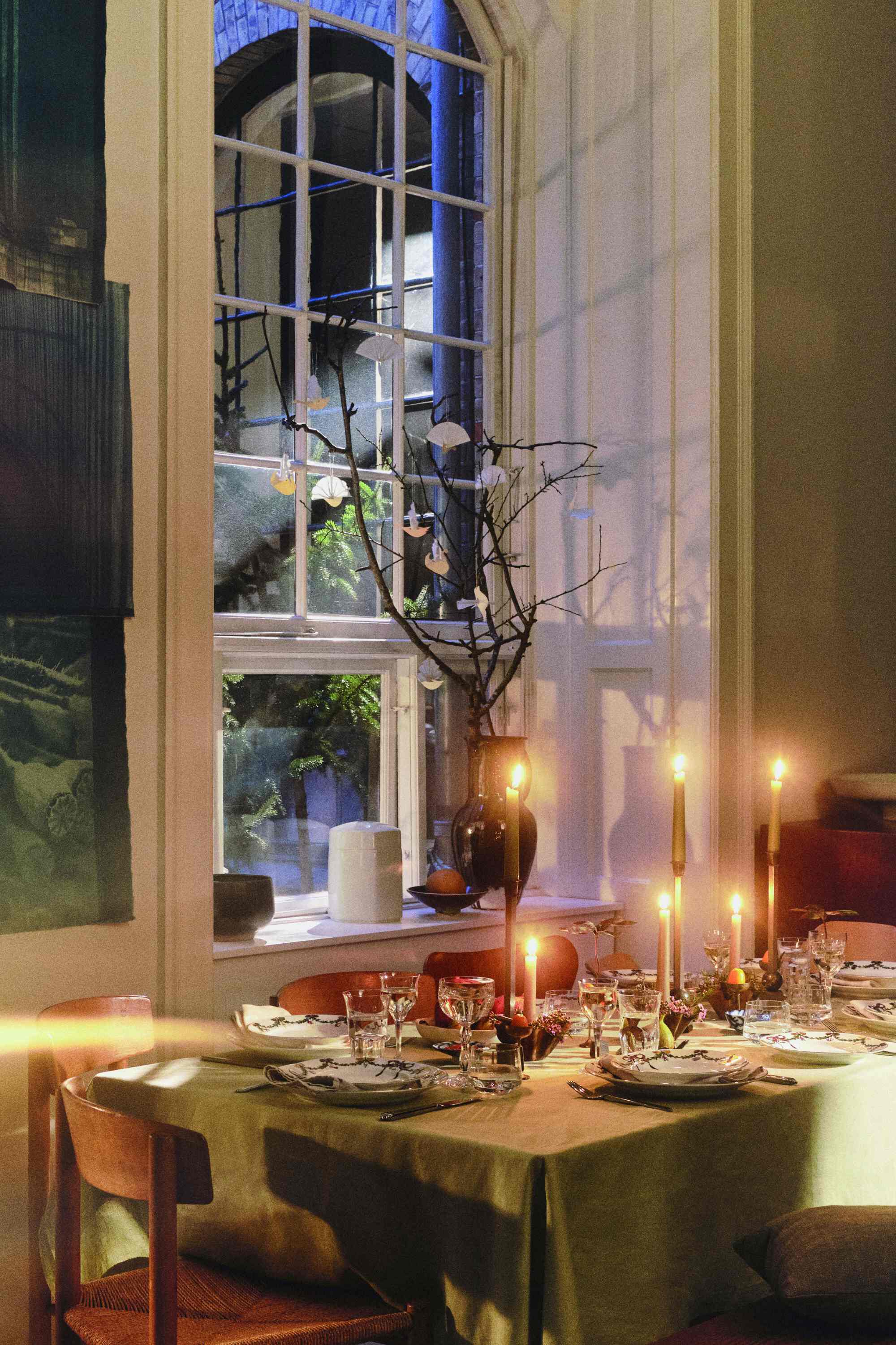 Star Fluted Christmas fat 22 cm