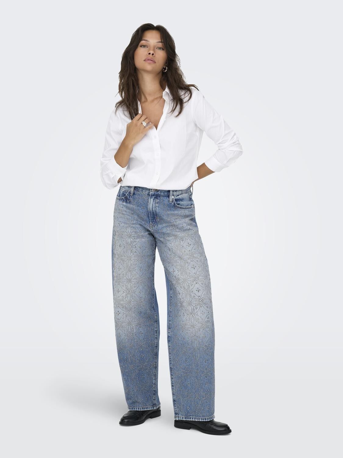 ONLGIANNA RHINESTONE MW STR RED DNM