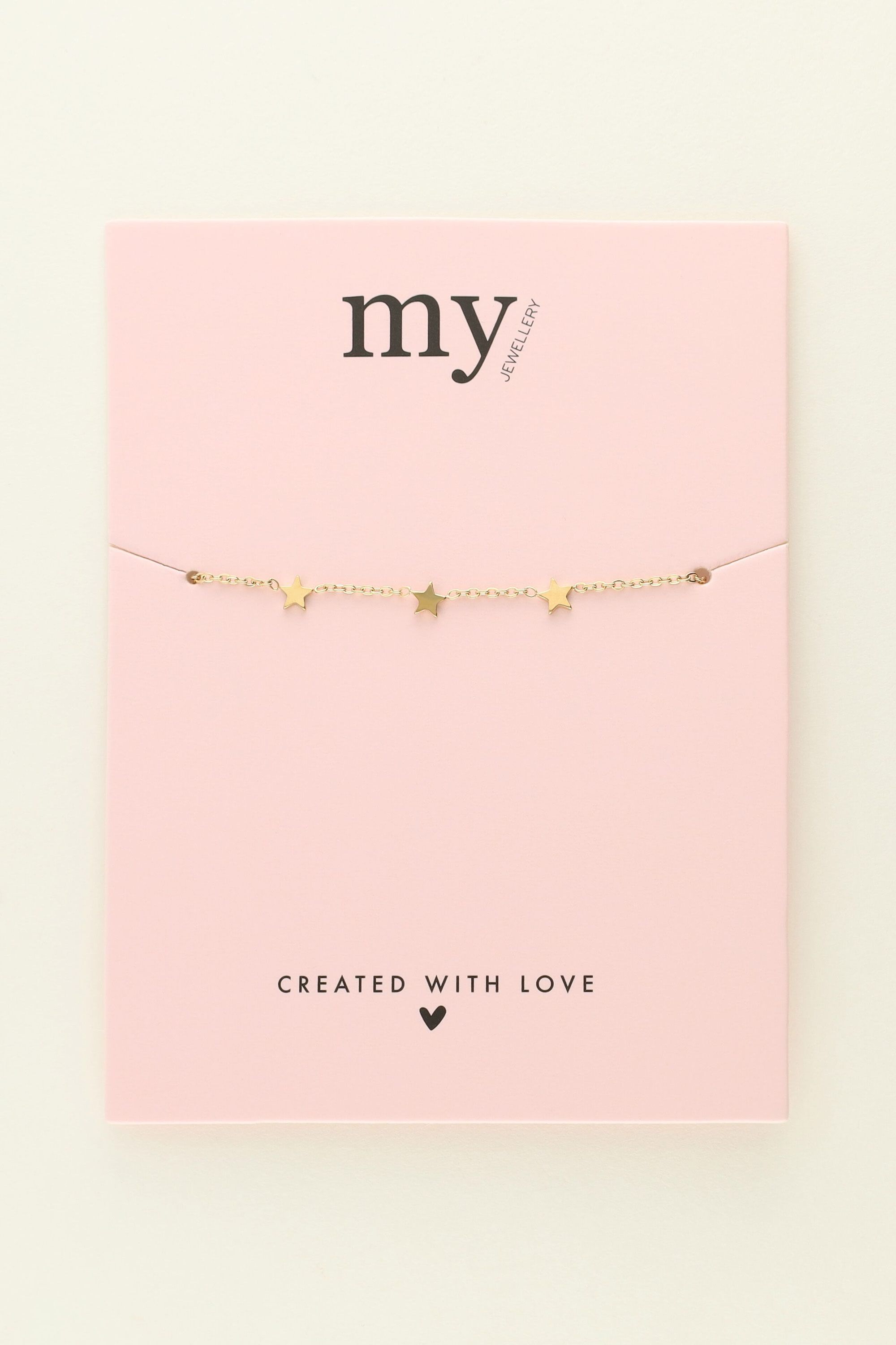 Graduation bracelet three stars