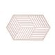 Grytunderlägg Hexagon Rose L24