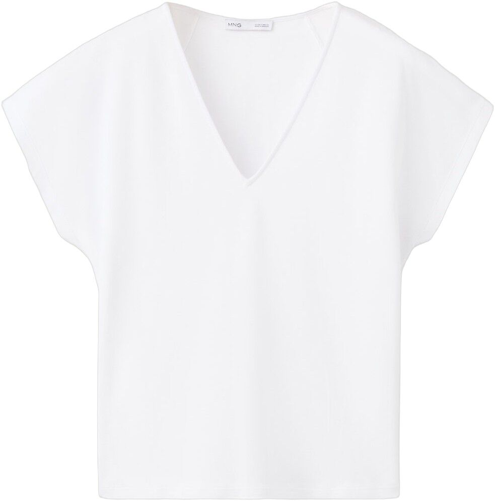 V-neck cotton T-shirt