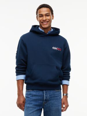Back Logo Relaxed Fleece Hoody