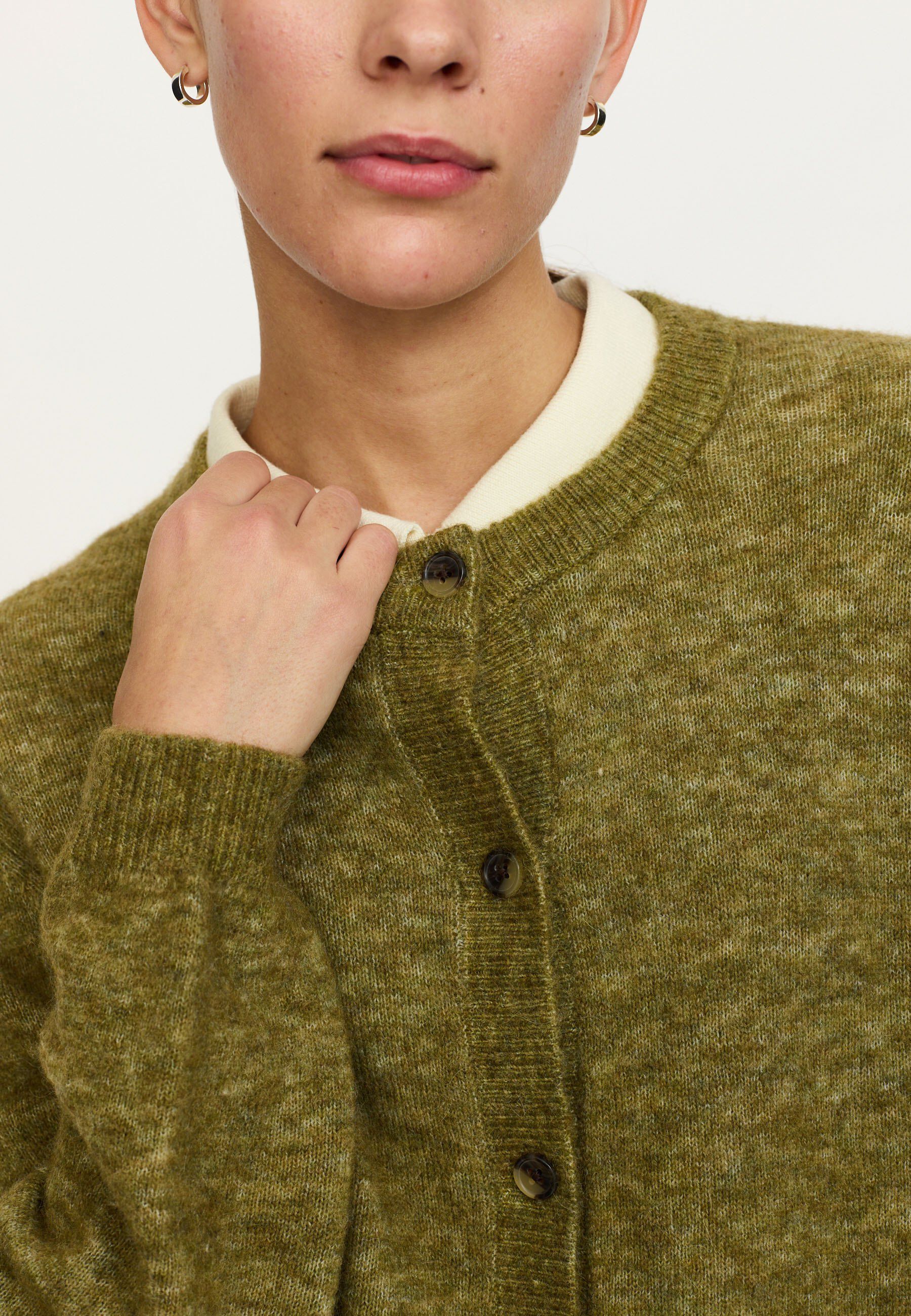SRAllison o-neck cardigan knit