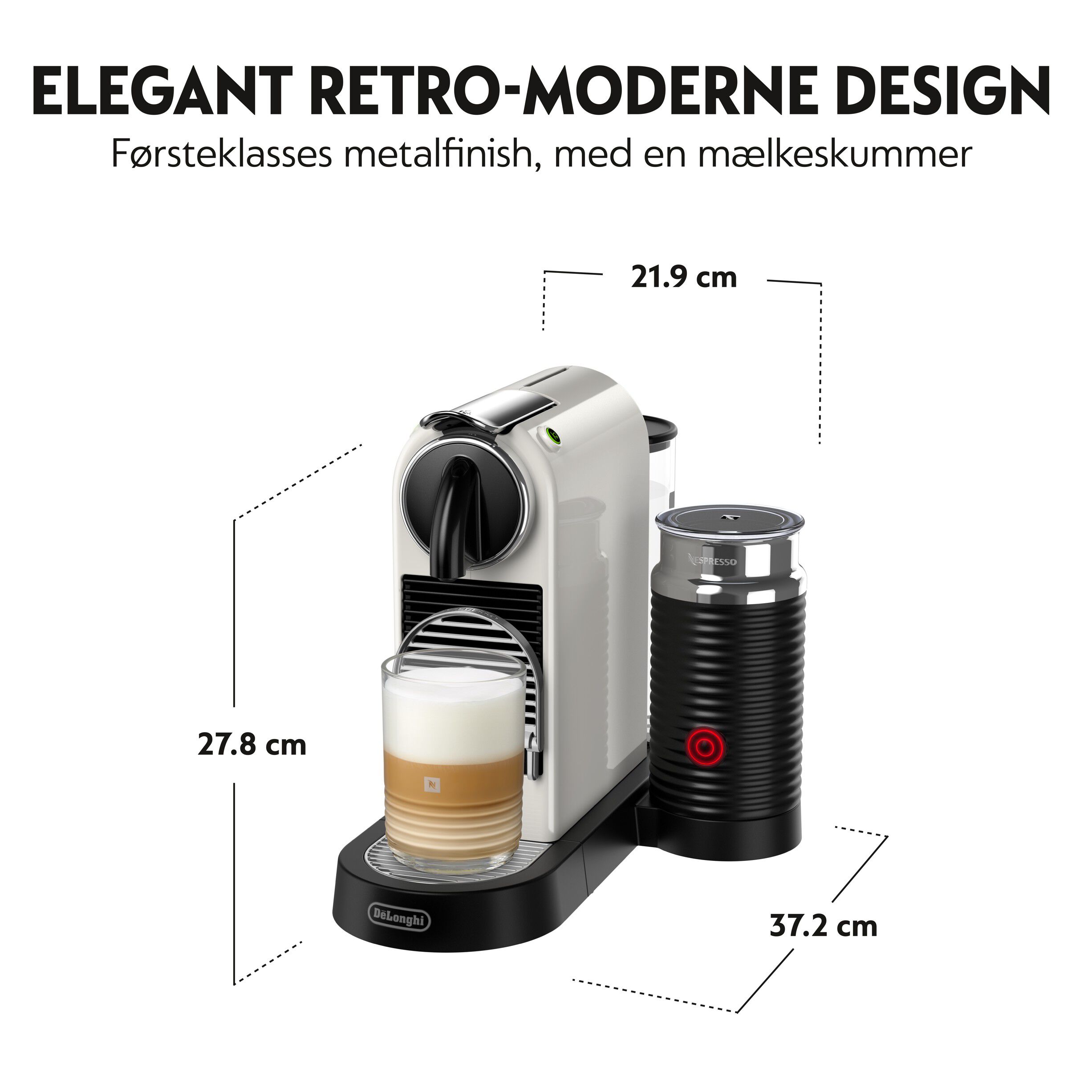 NESPRESSO&reg; CitiZ&Milk kaffemaskine DeLonghi
