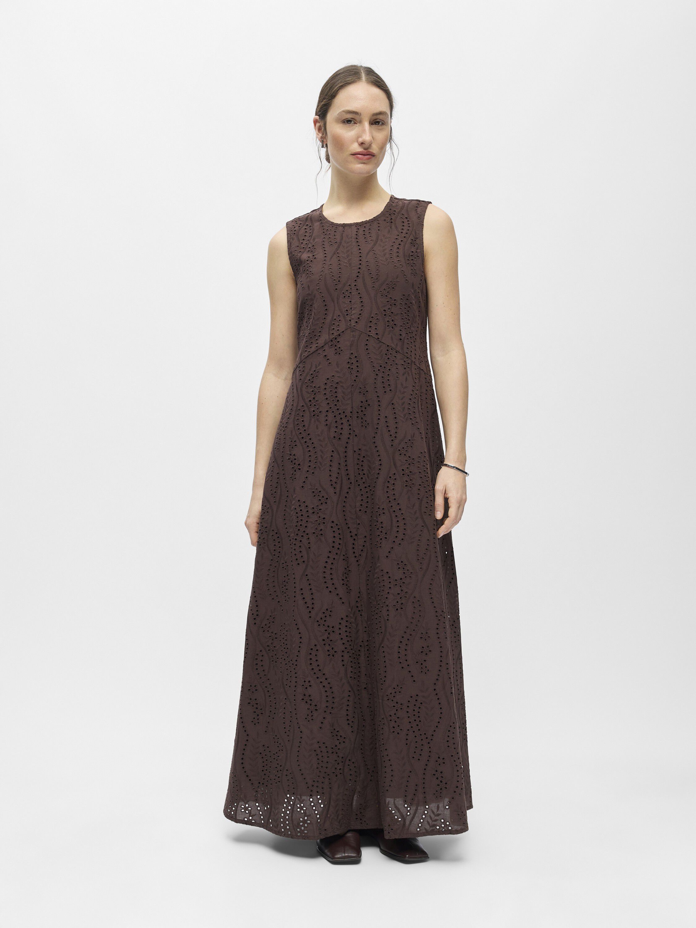 Objjovanna S/L Lo O-Neck l&aring;ng kl&auml;nning 145