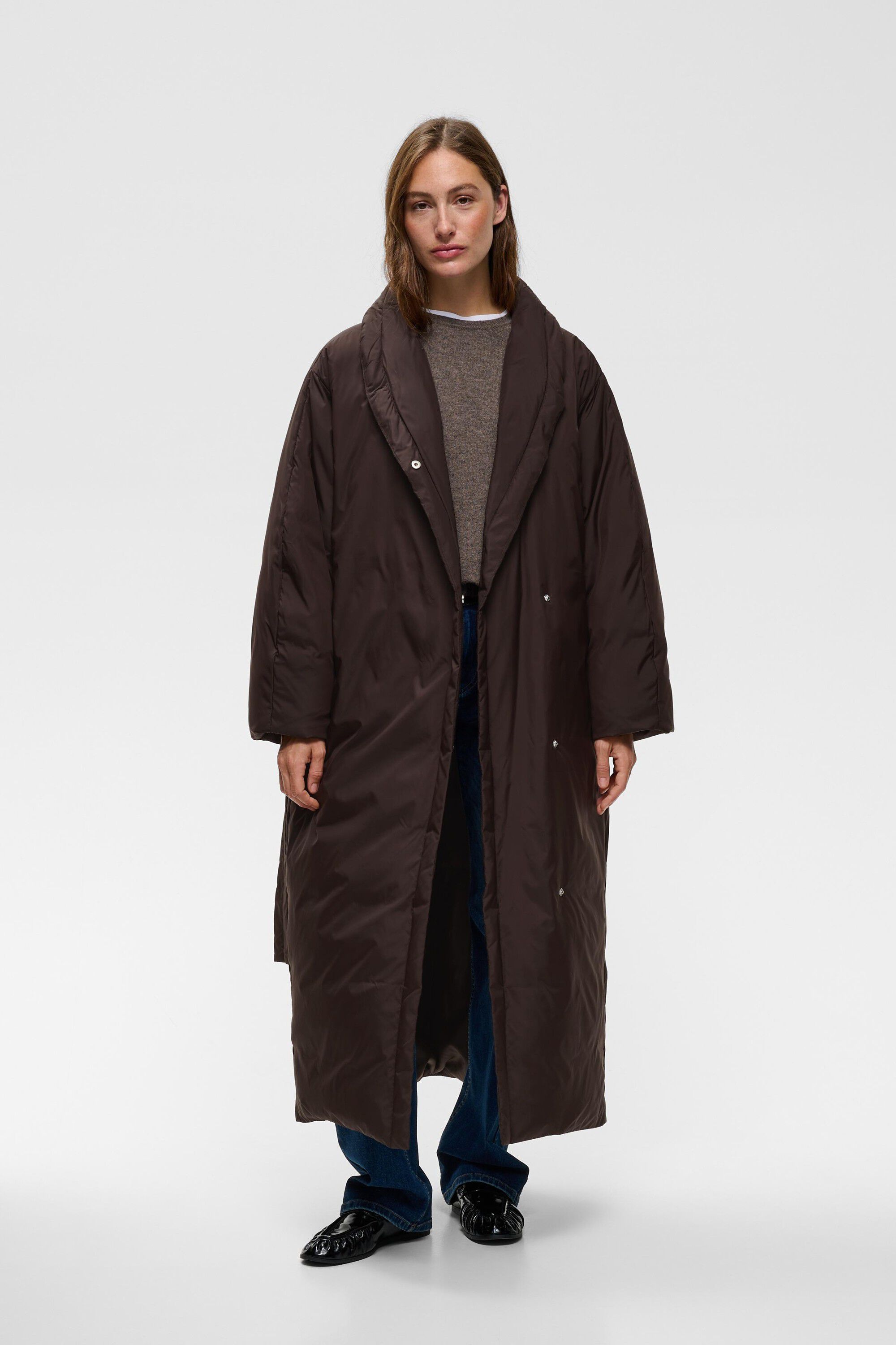 ZINNAHIW COCOON COAT