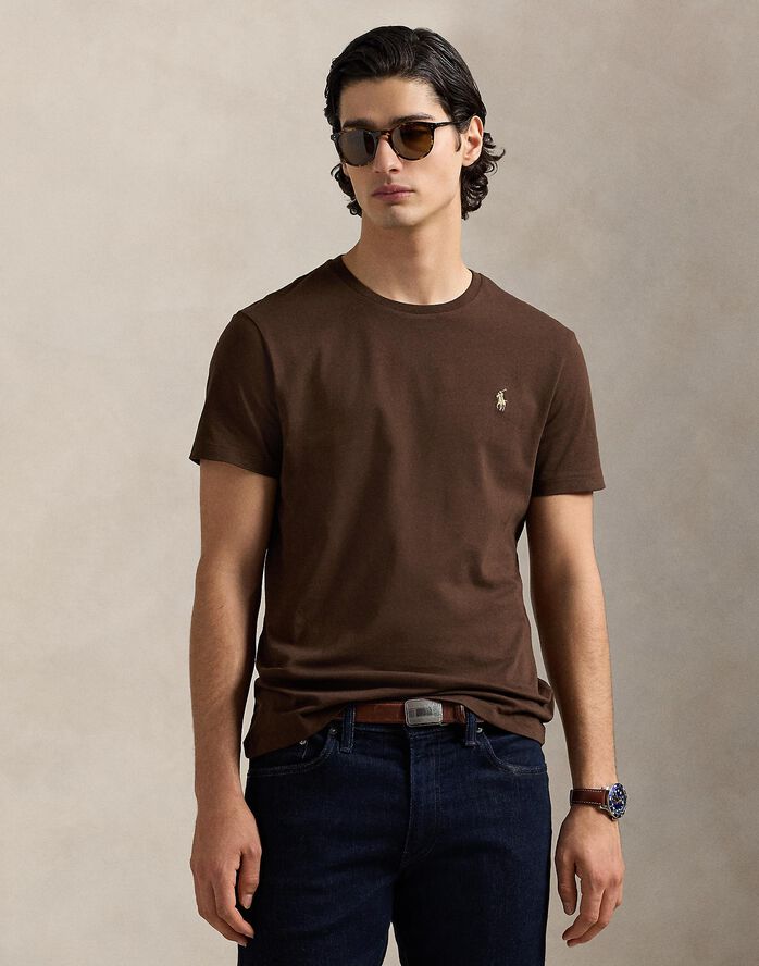 Custom Slim Fit Jersey Crewneck T-Shirt