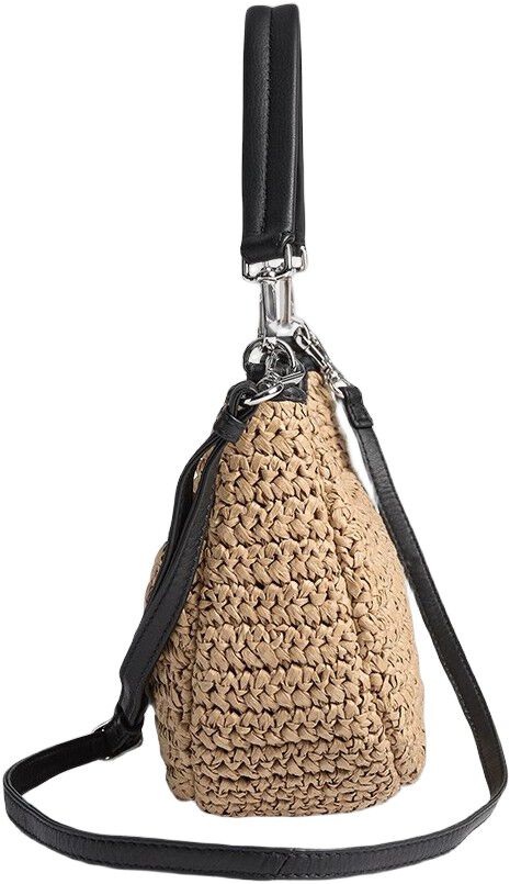 HeliaMBG Crossbody Bag, Raffia