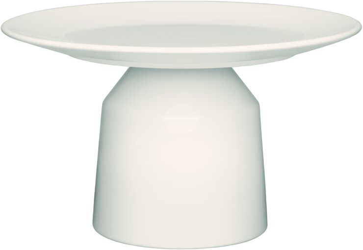 Solare høj serveringsbakke 24x14cm hvid