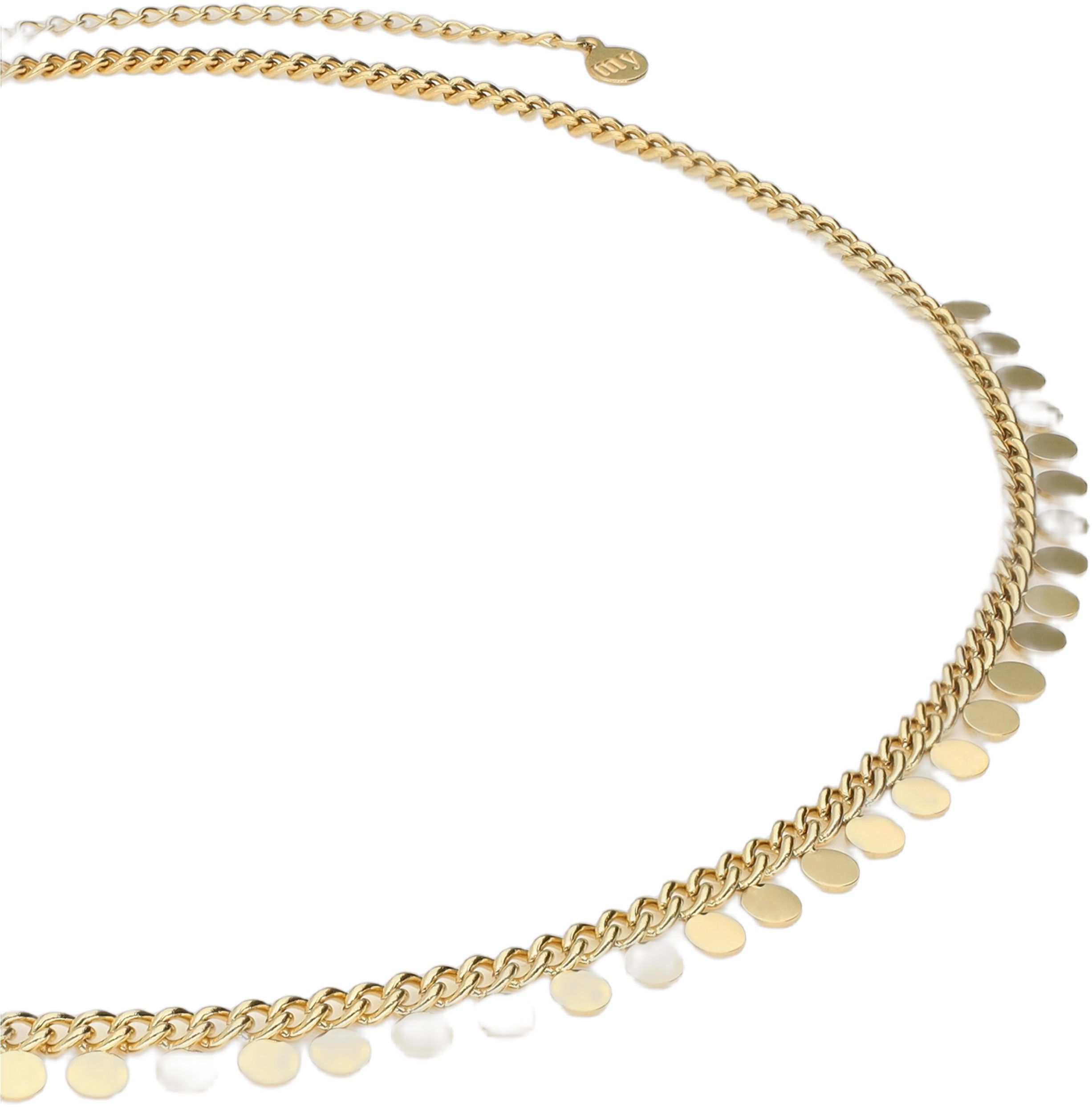 Necklace with small coins