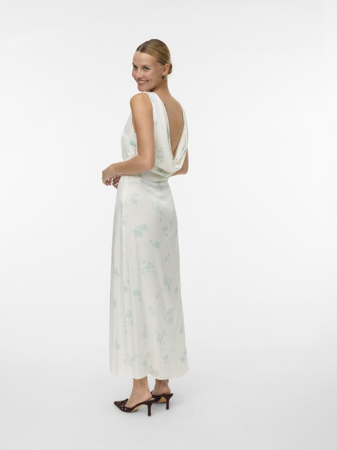 Awbillie Sl Boatneck Ankle Dress