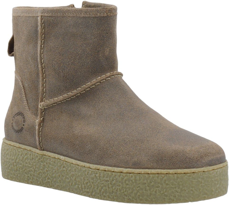 CASCAMILLA Boot W. Inside Zip Warm Lining Oil Suede