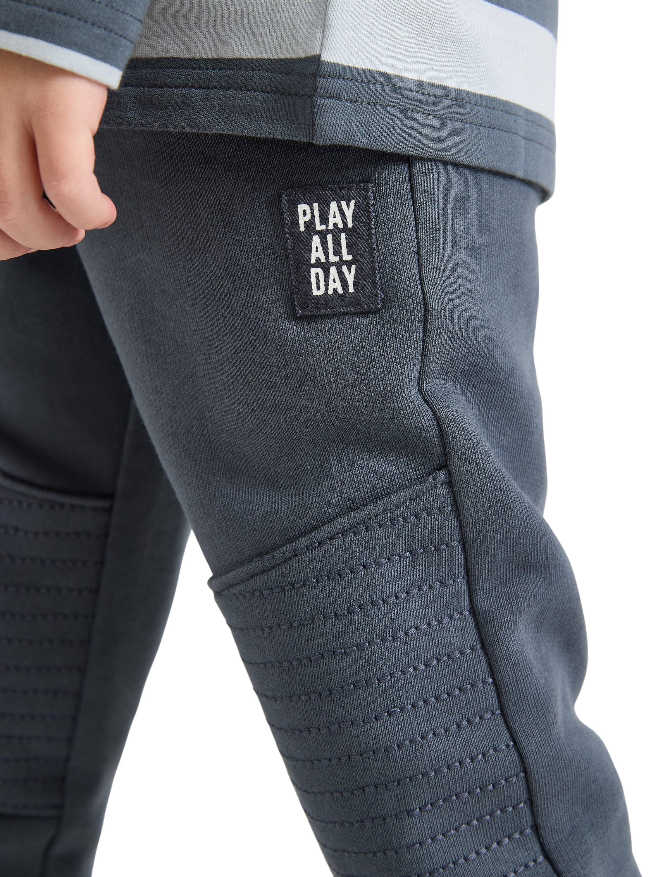 Bekv&auml;ma mjukisbyxor i bomull med f