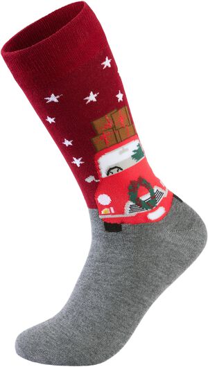 Christmas bamboo sock
