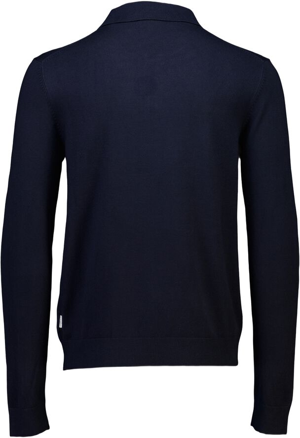 Ecovero L/S zip polo