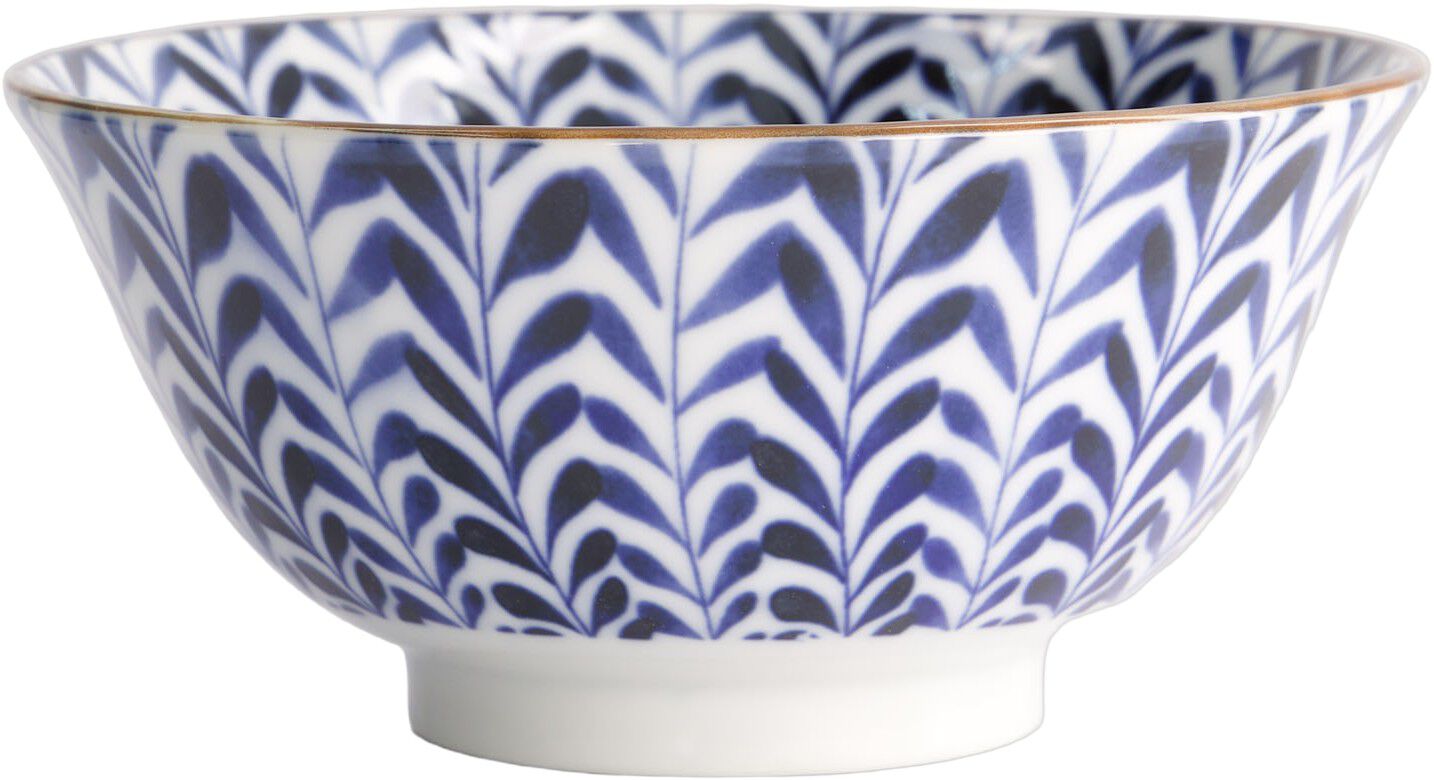 Mino Blue Mixed Bowls Tayo Bowl 15x7cm Shidare 21647 6/48