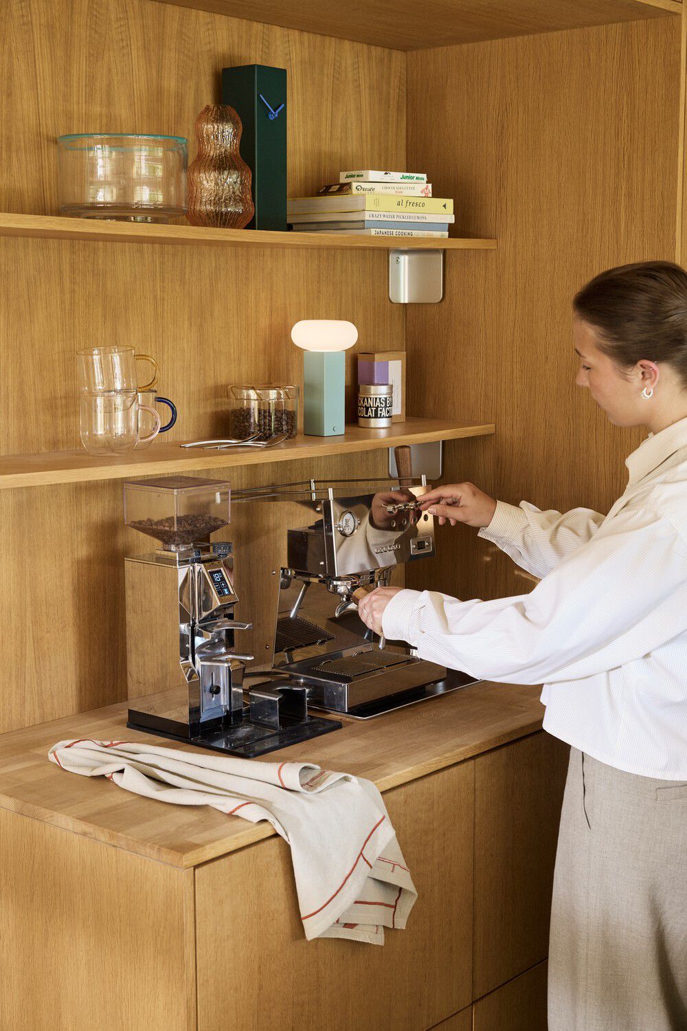 Low Portable Lamp Blue