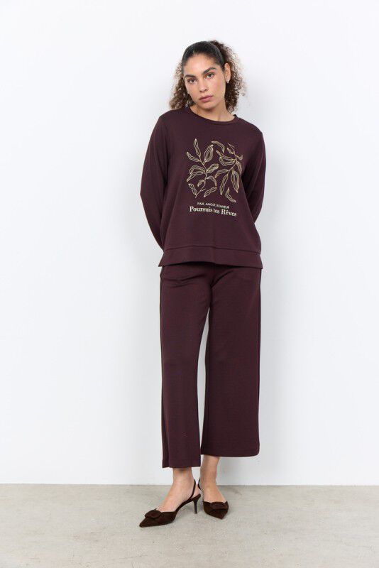 SC-BANU 317 Sweatshirt M&oslash;rk blomme