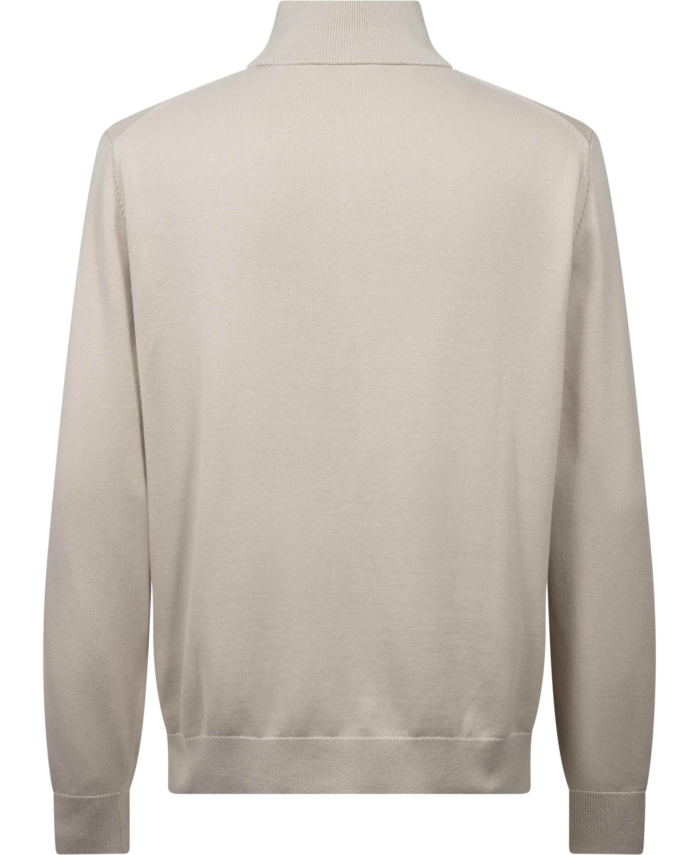 Cotton Half-Zip Sweater