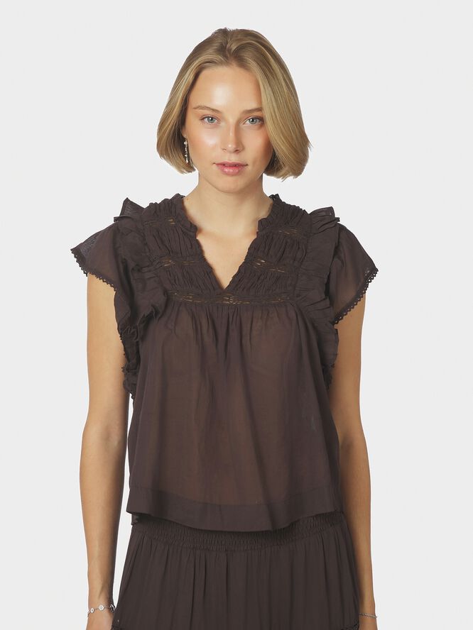 Jayla S Voile Top