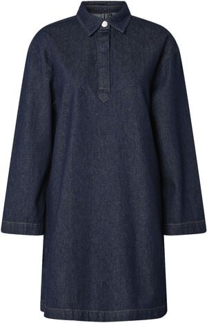 PCKENYA LS A-SHAPE DENIM DRESS NOOS