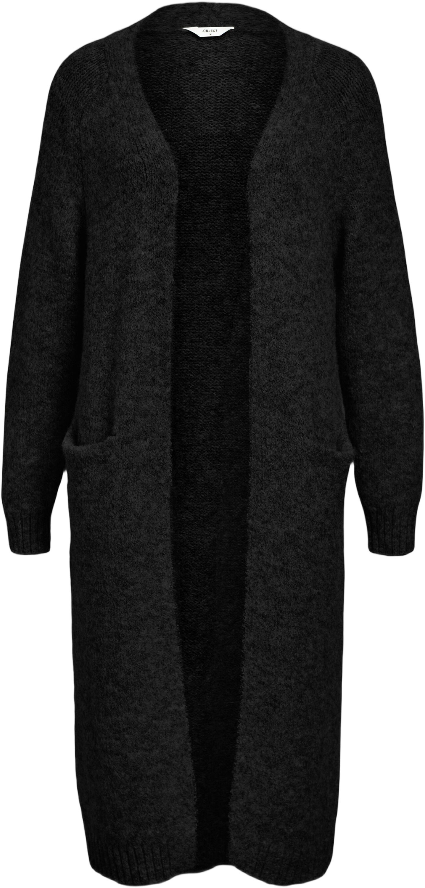 Objmilu Ls Lo Long Knit Cardigan Noos