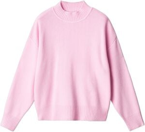 High collar sweater