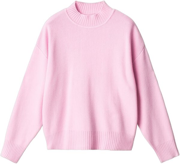 High collar sweater