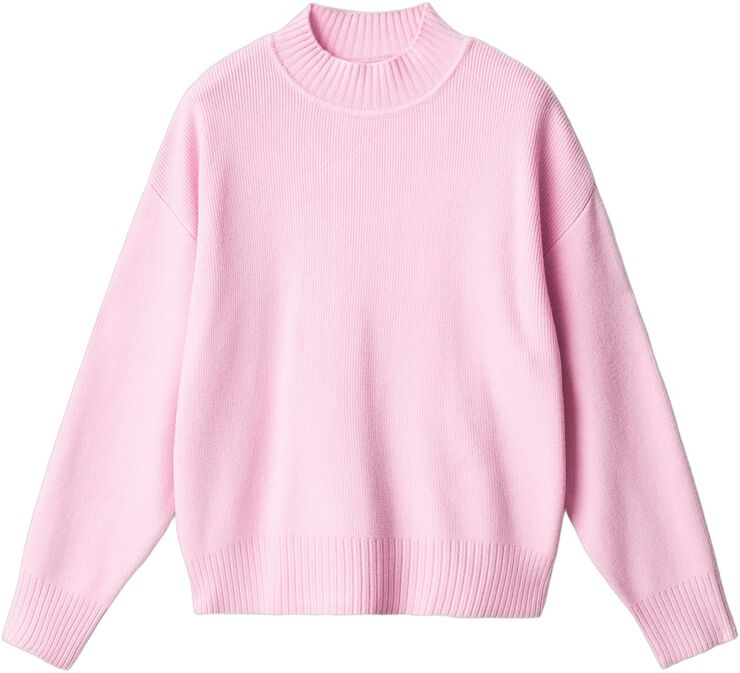 High collar sweater