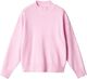 High collar sweater