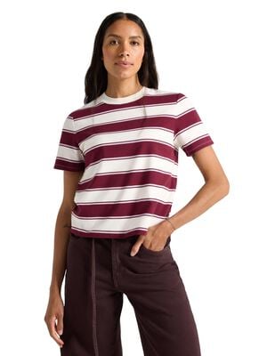 Striped t-shirt in soft cotton with
