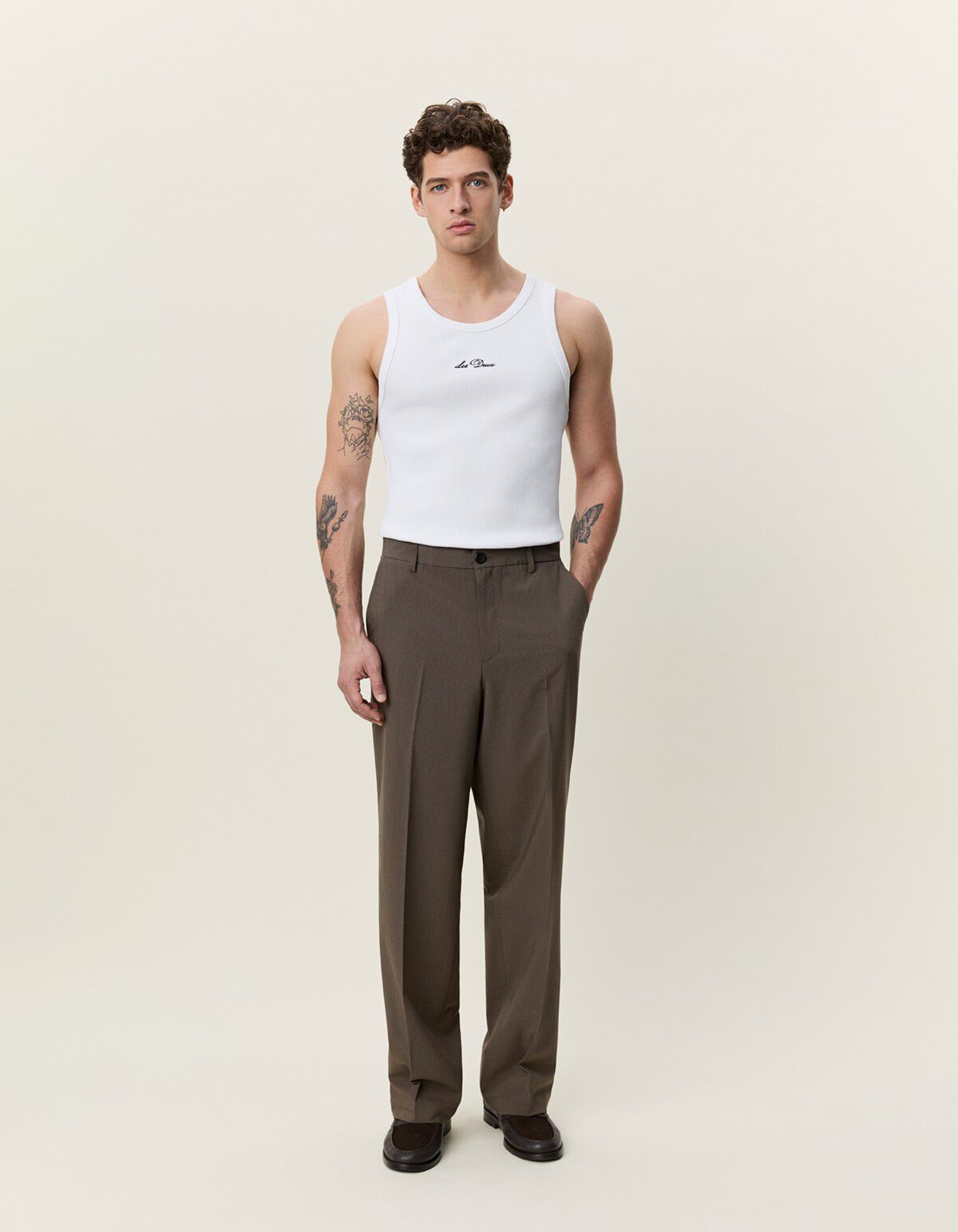 Mini Check Tailored Pants