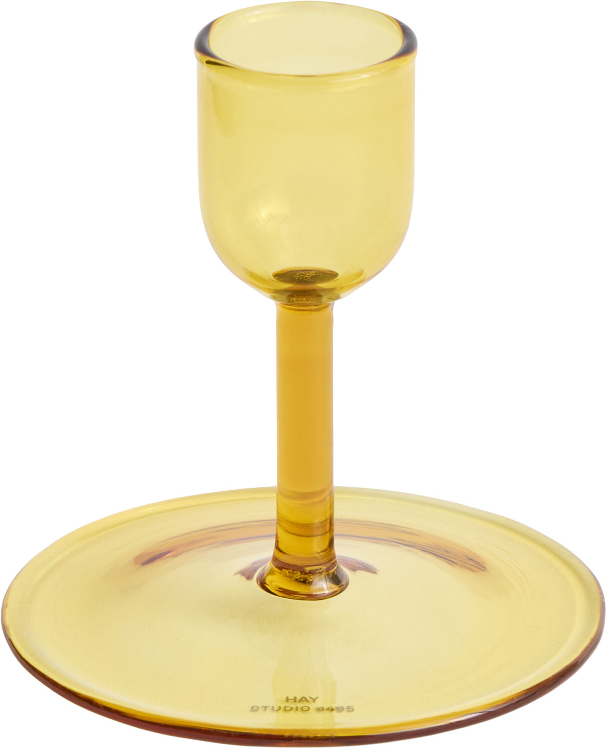 Tiny Candleholder-Straight-Yellow
