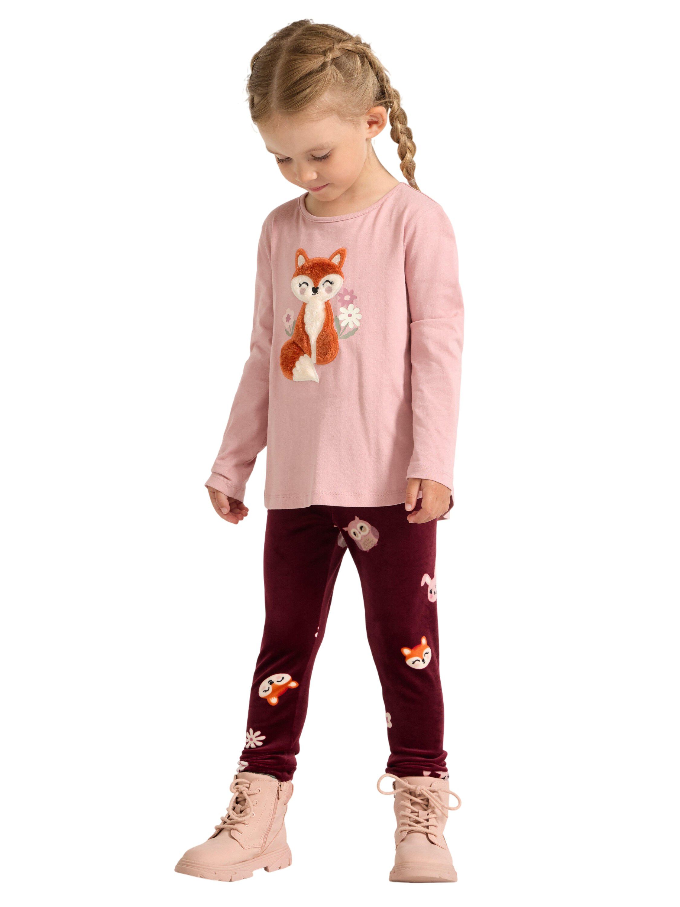 Bl&oslash;de velourleggings med justerbar