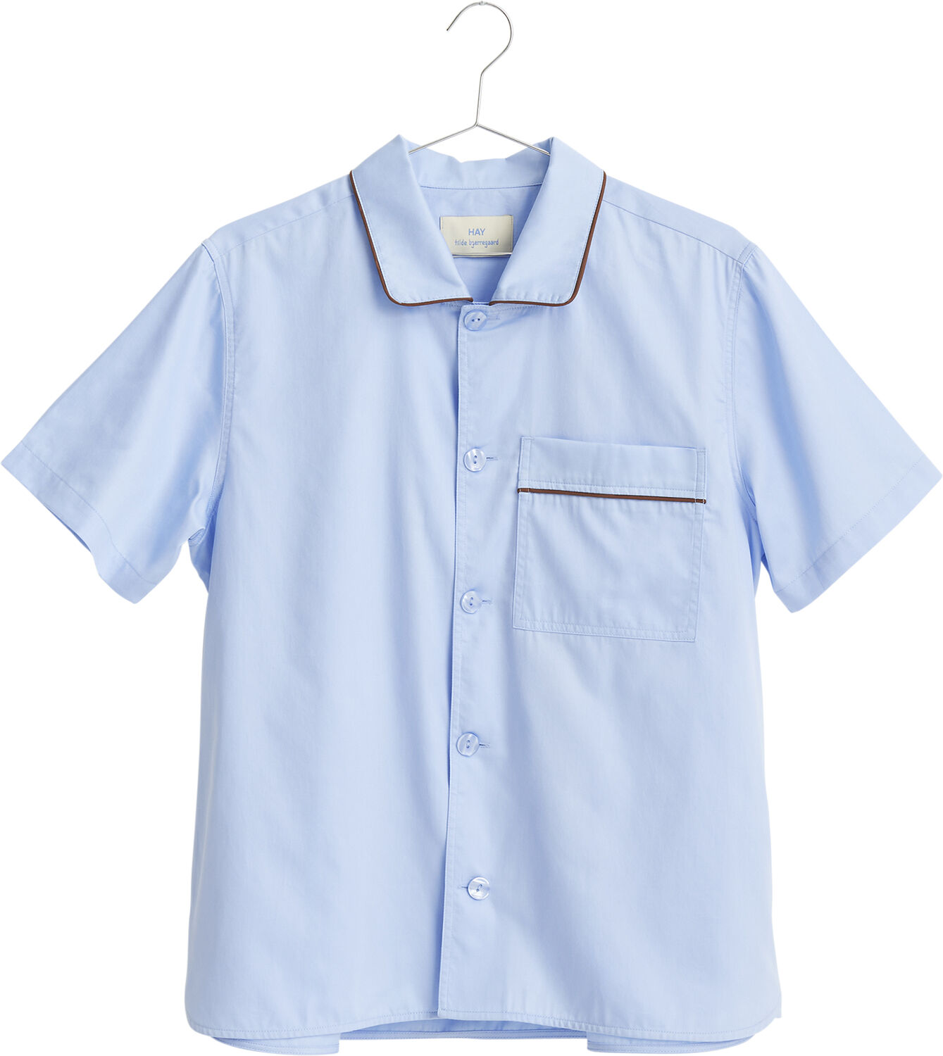 Outline Pyjama S/S Shirt -Soft b