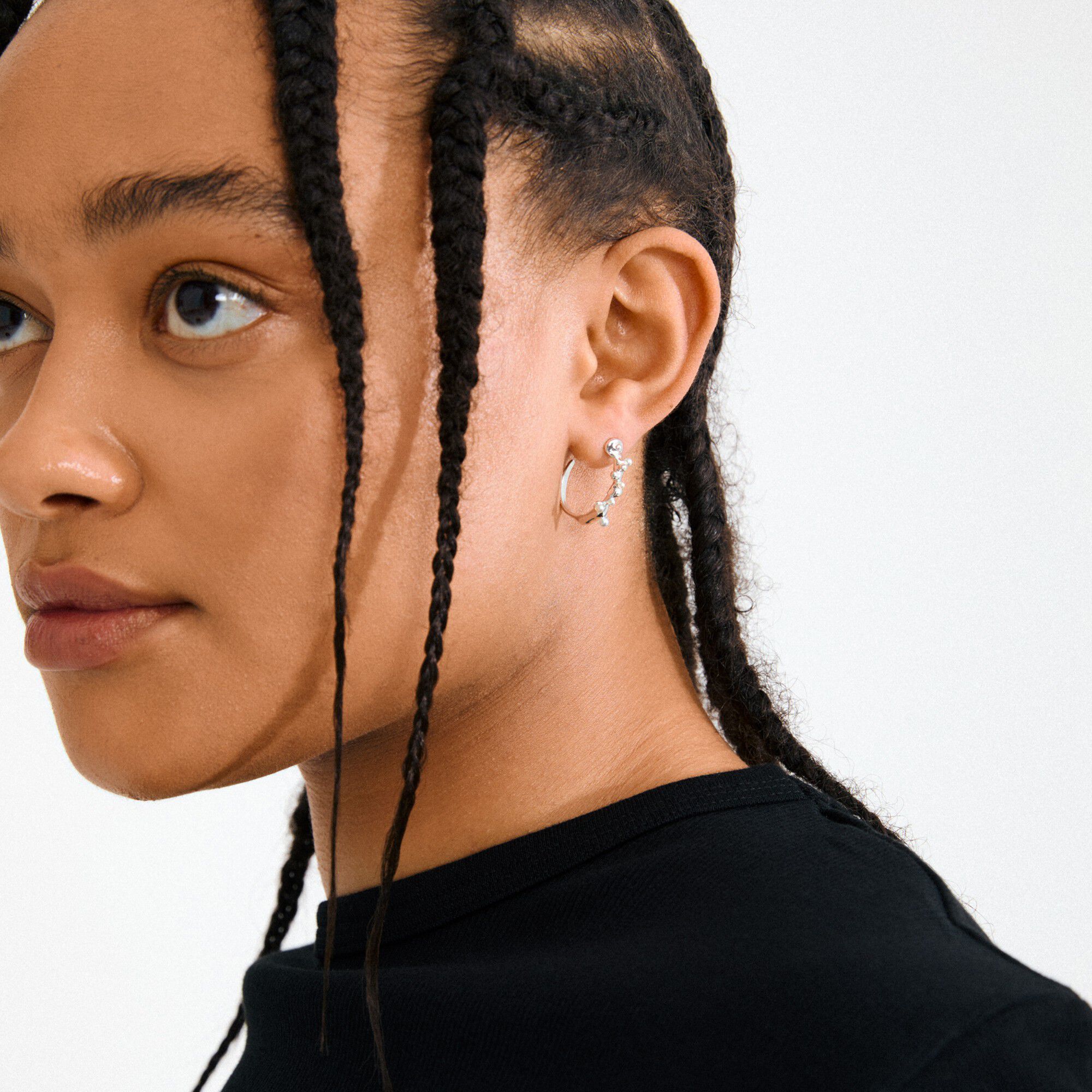 HADLEY earrings silver-plated