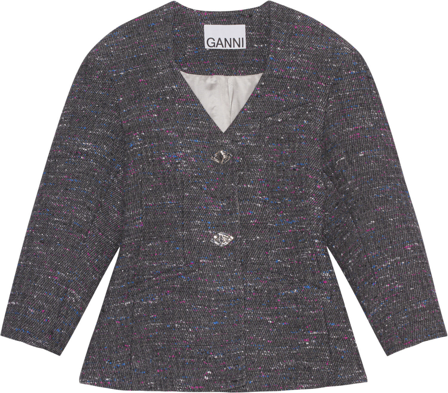 Figursydd blazer i ull