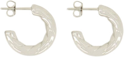 Open rope pattern earrings