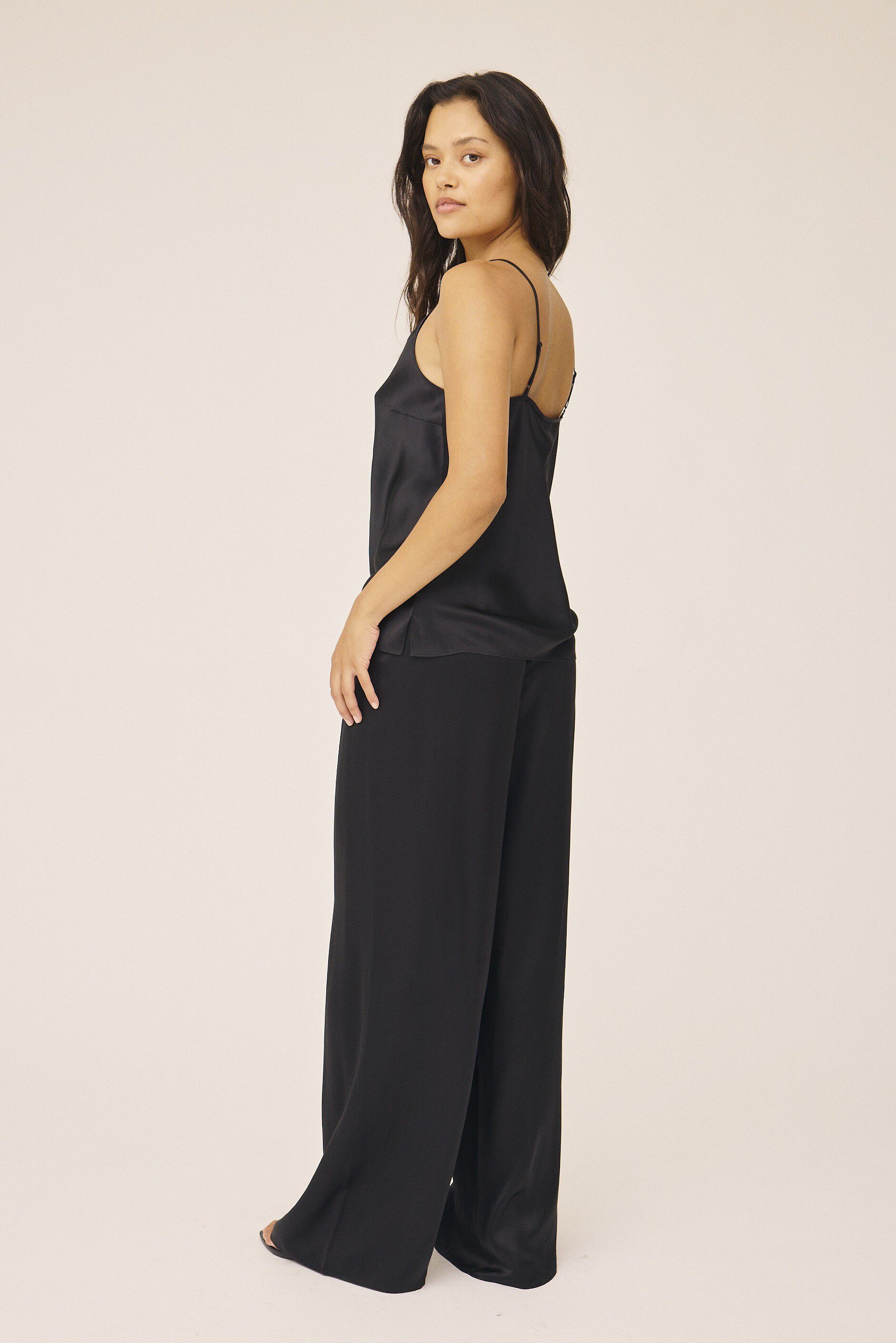 Moon 10 G - Wide Pyjamas Trousers, 100% Silk