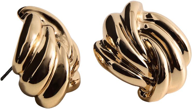 Intertwined knot earrings