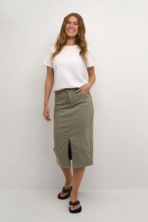 KAzelina Long Denim Skirt