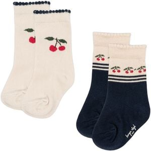 2 PACK JAQUARD SOCKS