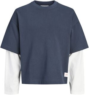 JCOECHO DOUBLE LAYERED SWEAT CN JNR