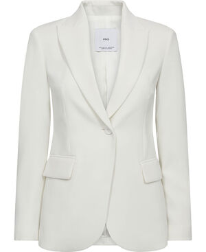Structured suit jacket