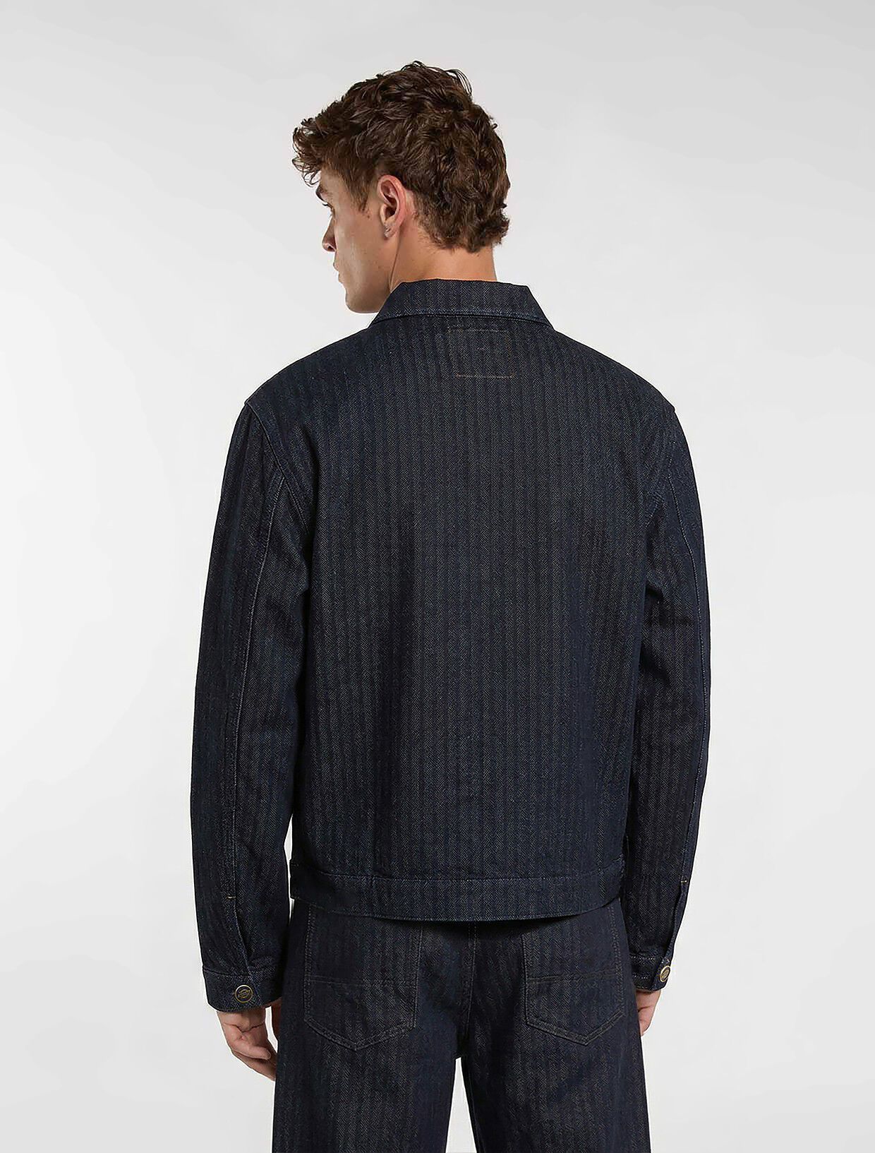 SELVEDGE HERRINGBONE BARN DENIM JACKET