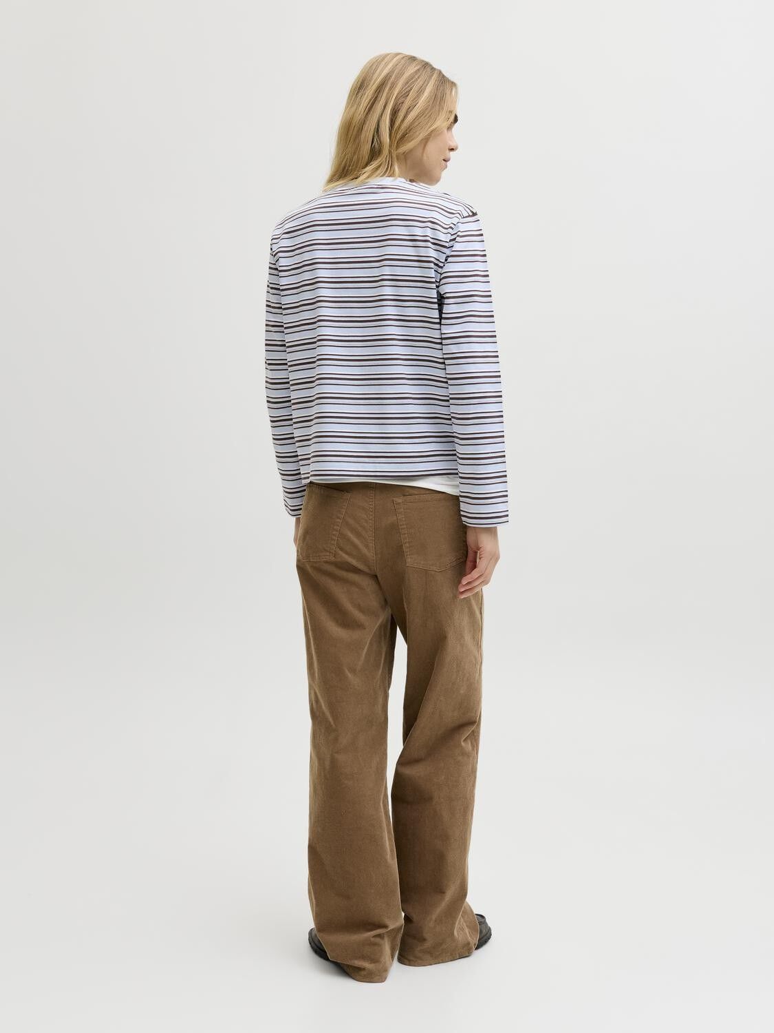 Jxsophia Boxy Ls Stripe Tee Jrs Sn