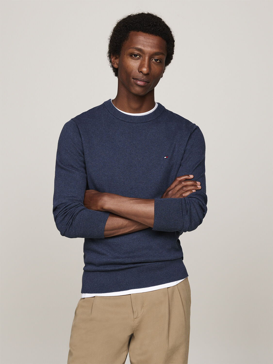 PIMA ORG CTN CASHMERE CREW NECK