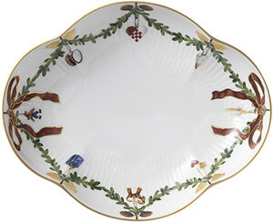 Star Fluted Christmas fat 22 cm