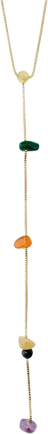 NARI Y-necklace gold-plated